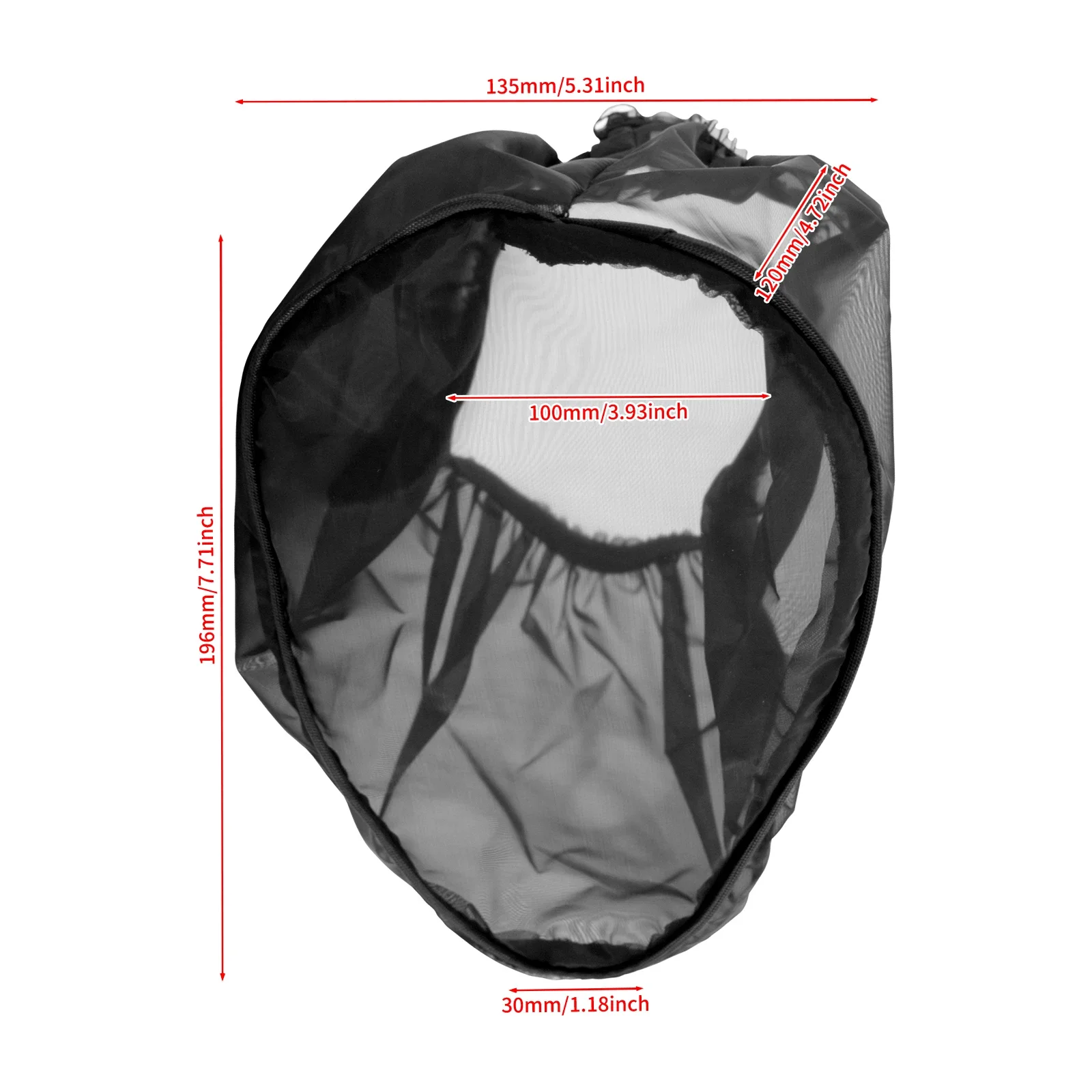 Motorcycle Air Filter Rain Sock Air Cleaner Breathable Waterproof Dustproof Cover For Harley Touring FLHR Sportster Softail Dyna