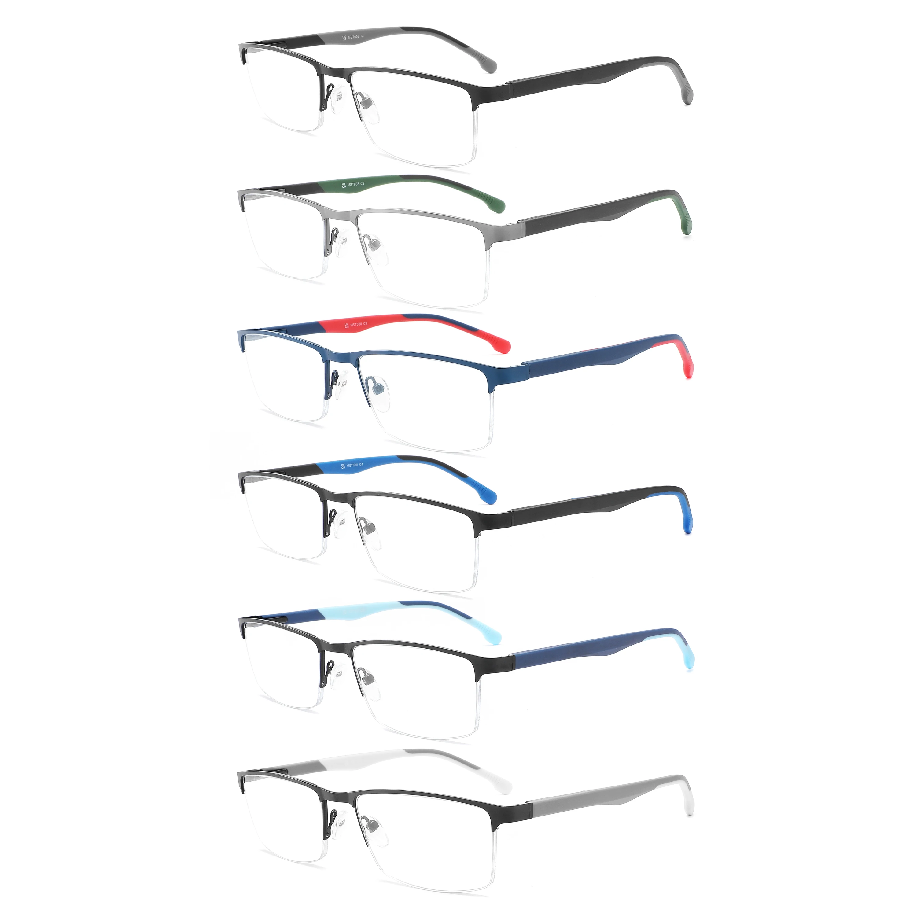 Men Blue light blocking Reading Glasses Lightweight Metal Frame Reduce Fatigue Computcer Readers HD Lens Presbyopia Eyewear