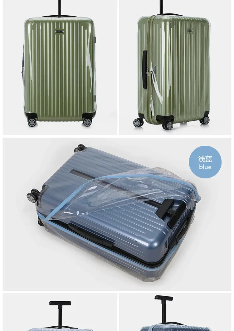 PVC Luggage Cover For Rimowa with Zipper Clear Suitcase Protector Thicken High Quality Customized Not Include Luggage