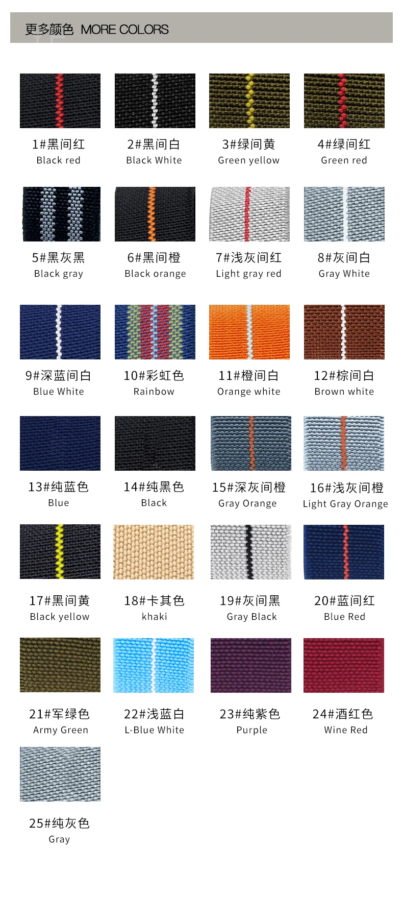 Parachute elastic breathable skin friendly nylon watchbands for Rolex Seiko water ghost Tudor Omega series strap 18 20 22mm