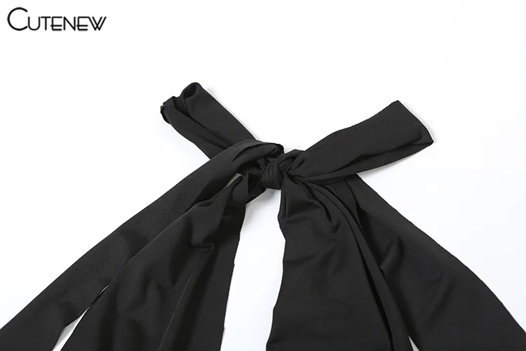 Nibber Elegant Women Long Dresses Solid Hipster Halter V-neck Backless Shirring Side Split Vestidos Female High Street New Robe