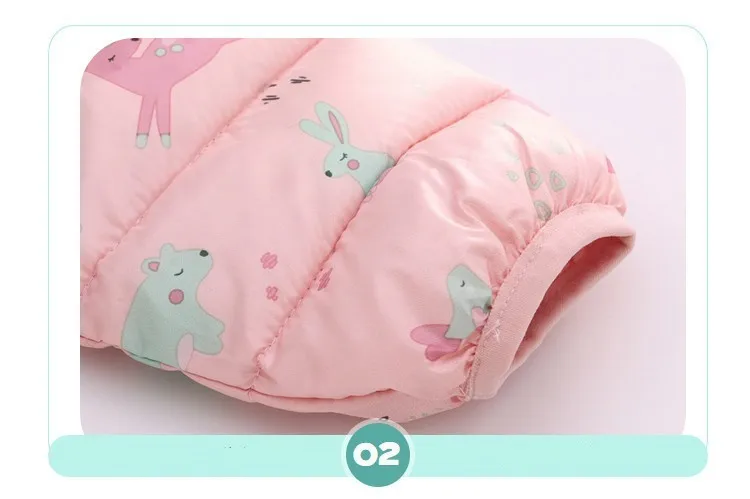 Boys Girls Lightweight Down Jacket Baby Hooded Zipper Coats Autumn Winter Warm Outerwear 0-5 Years Kids Christmas Birthday Gift