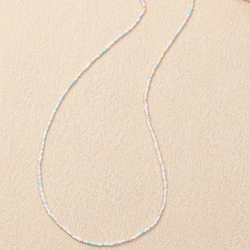 Small Candy Color Beaded Glasses Chain Anti-lost Glasses Lanyard Exquisite Advanced Sense Sunglasses Chain