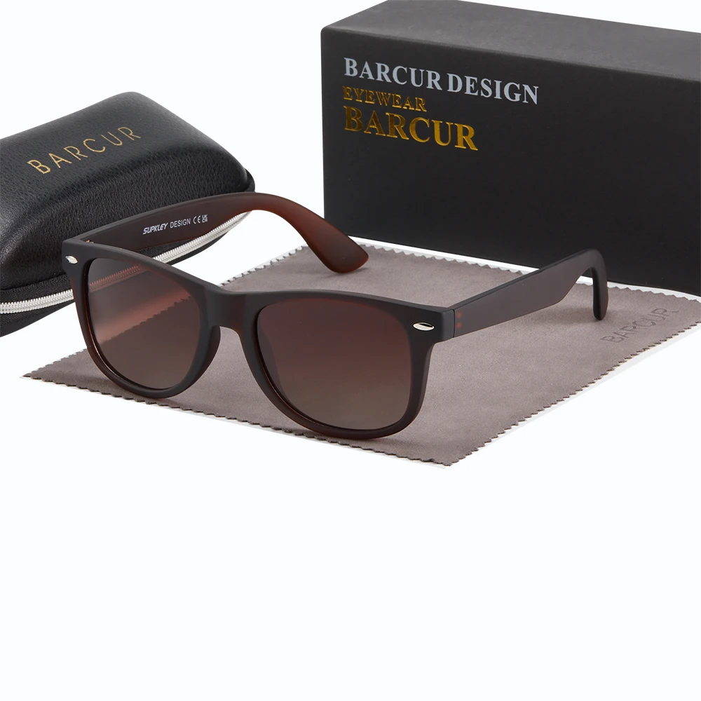 BARCUR Brand Men Sports Sunglasses Women Ultra Light PC High-quality Frame UV400 Outdoor Activity Driving Cycling Sunglasses