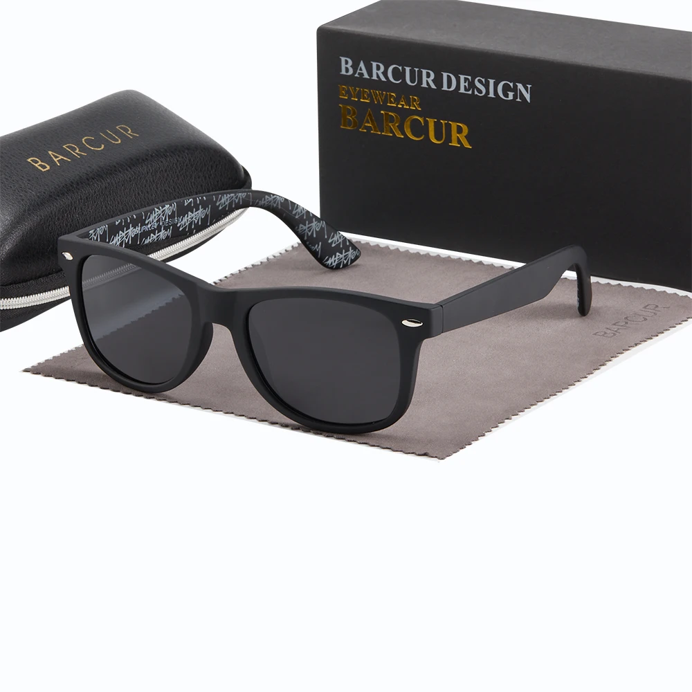 BARCUR Brand Men Sports Sunglasses Women Ultra Light PC High-quality Frame UV400 Outdoor Activity Driving Cycling Sunglasses