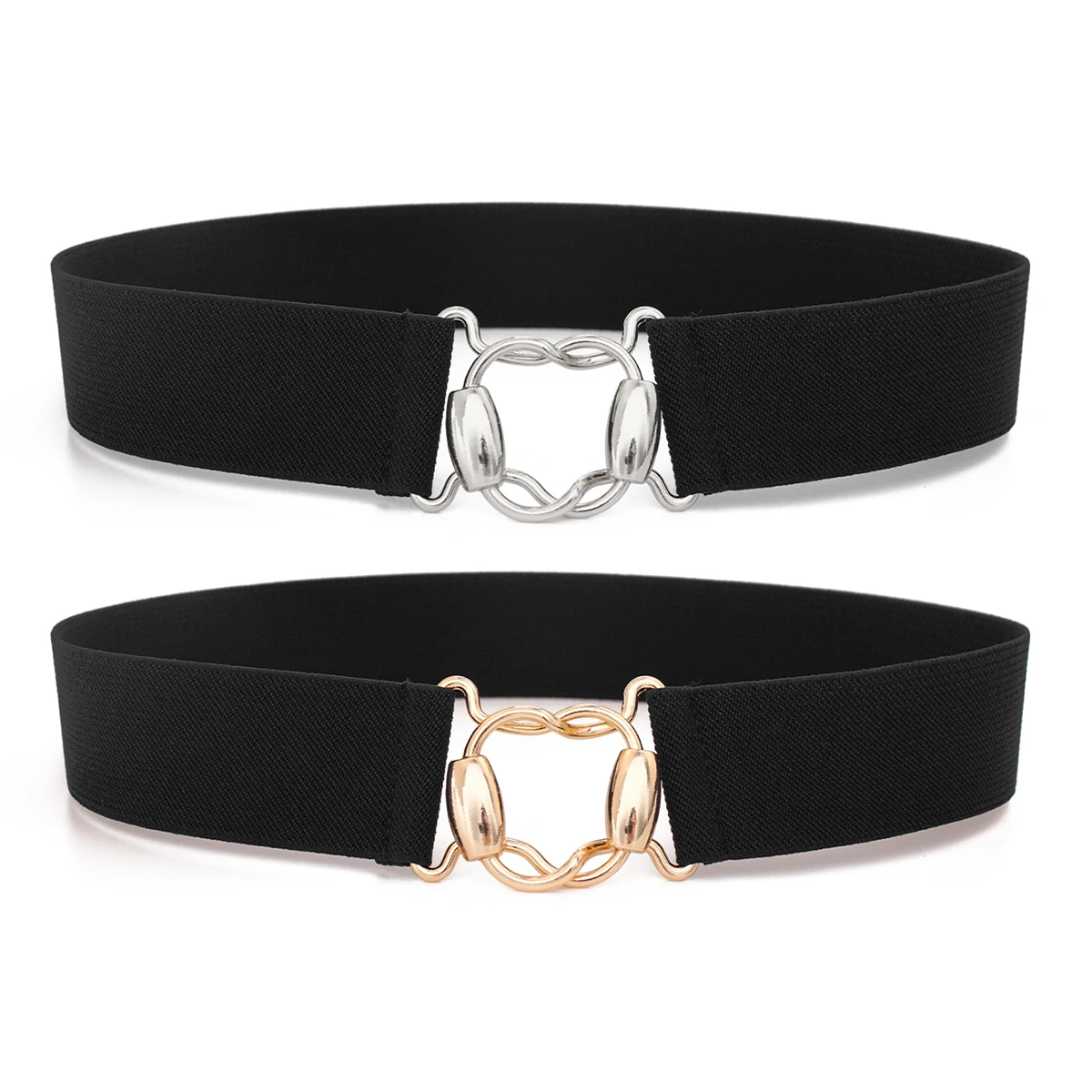 SISHION Fashion Elastic Black Red Waist Belt for Women YD0061 Plus Size Wide Corset Waistband Belts
