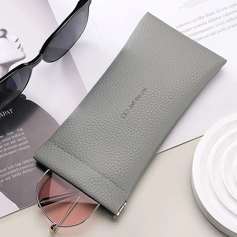 4 Color Glasses Storage Bag Automatic Closed Glasses Case Pouch Glasses Protective Cover Unisex Eyewear Storage Bags Accessories