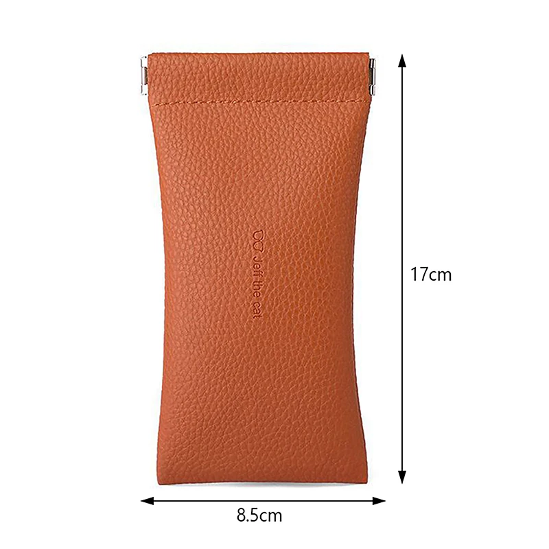 4 Color Glasses Storage Bag Automatic Closed Glasses Case Pouch Glasses Protective Cover Unisex Eyewear Storage Bags Accessories