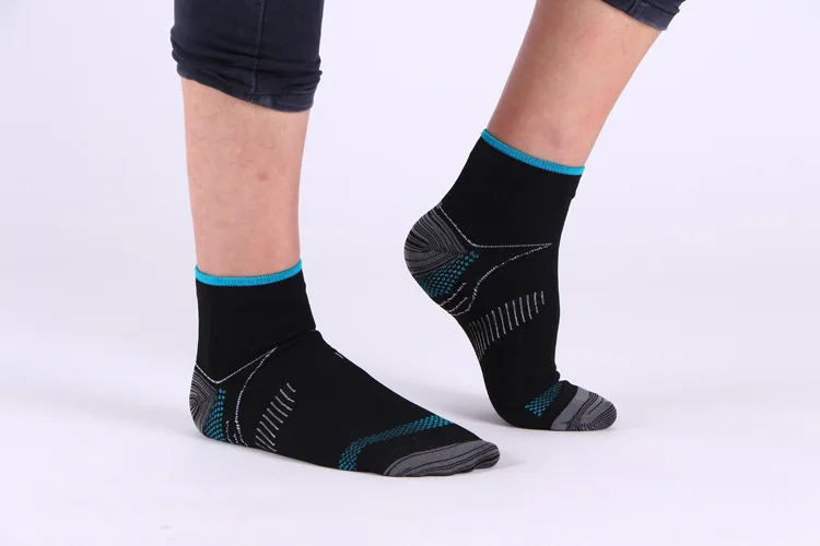 Compression Foot Socks For Men Women Plantar Fasciitis Heel Spurs Pain Venous Running Sports Socks Casual Cotton Ankle Sock Gift