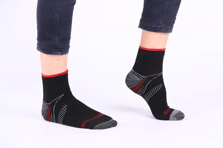 Compression Foot Socks For Men Women Plantar Fasciitis Heel Spurs Pain Venous Running Sports Socks Casual Cotton Ankle Sock Gift