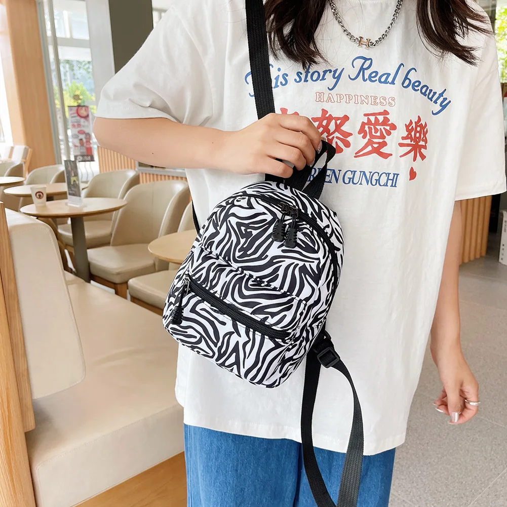 Fashion Women Rucksack Mini Backpack Animal Pattern Printing Handbags High Capacity Travel Bags Casual Bag Cosmetic Bag Rucksack