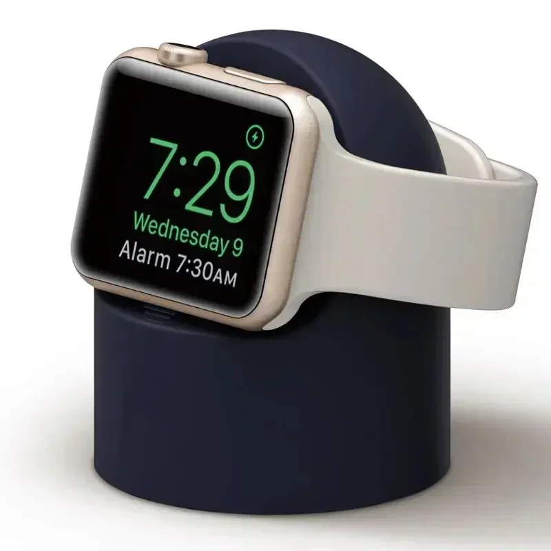 For Apple Watch Charger Stand iWatch Ultra/8/SE2/7/6/SE/4/3 49mm/45mm/44mm/42mm/41mm/40mm/38mm Durable Silicone Nightstand Mode