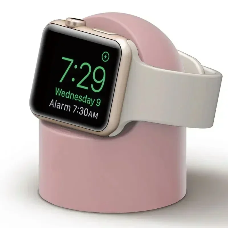 For Apple Watch Charger Stand iWatch Ultra/8/SE2/7/6/SE/4/3 49mm/45mm/44mm/42mm/41mm/40mm/38mm Durable Silicone Nightstand Mode