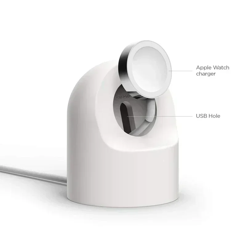For Apple Watch Charger Stand iWatch Ultra/8/SE2/7/6/SE/4/3 49mm/45mm/44mm/42mm/41mm/40mm/38mm Durable Silicone Nightstand Mode