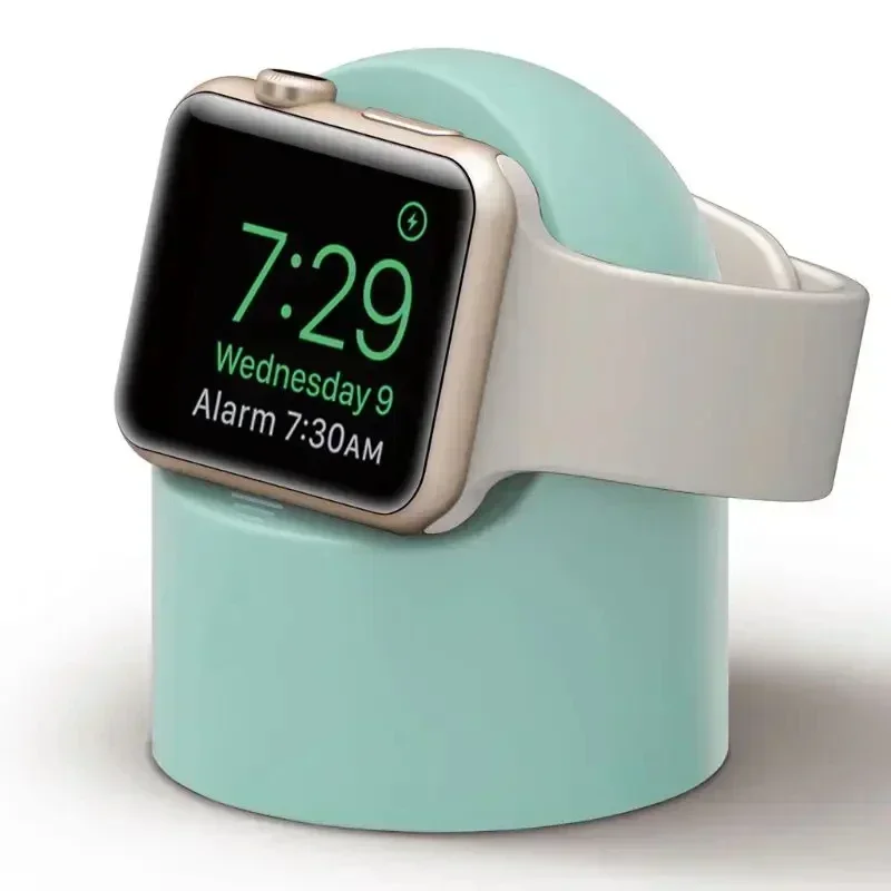 For Apple Watch Charger Stand iWatch Ultra/8/SE2/7/6/SE/4/3 49mm/45mm/44mm/42mm/41mm/40mm/38mm Durable Silicone Nightstand Mode