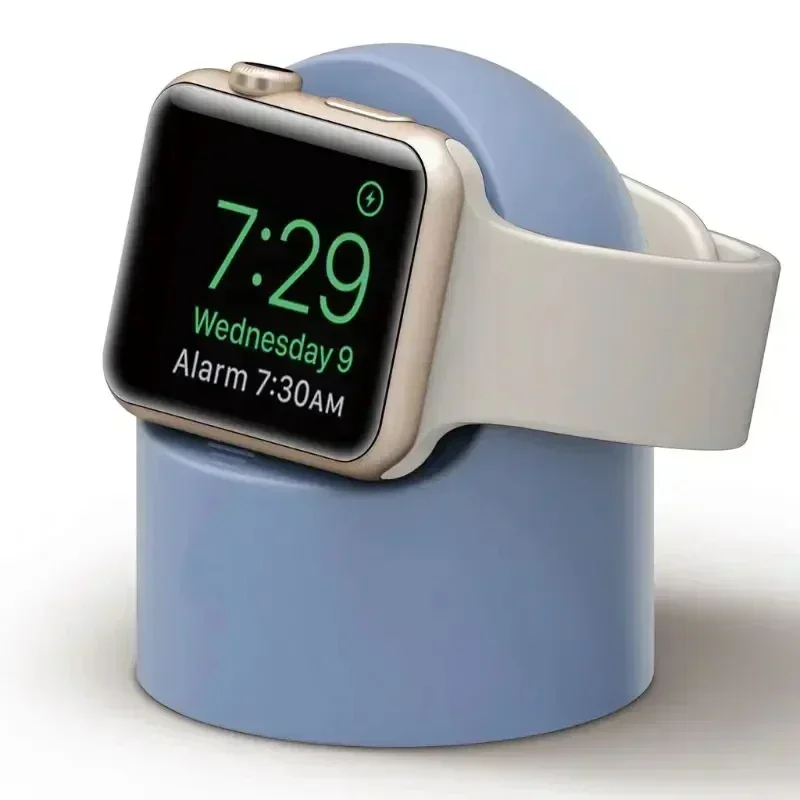 For Apple Watch Charger Stand iWatch Ultra/8/SE2/7/6/SE/4/3 49mm/45mm/44mm/42mm/41mm/40mm/38mm Durable Silicone Nightstand Mode
