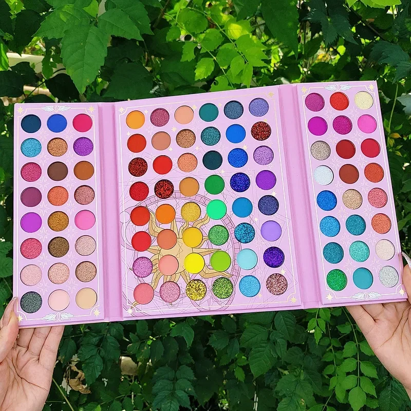 Christmas 96 Colors Eye Shadow Plate Shimmer Matte Sequin Eyeshadow Colorful Stage Ball Dedicated Neon Eyeshadow Palette Make Up