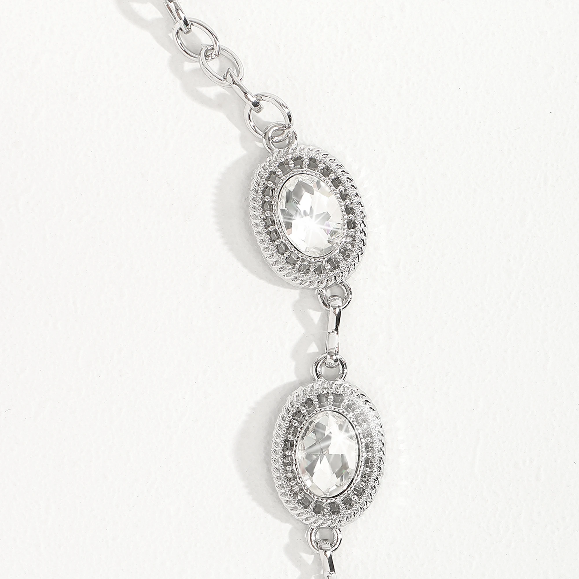 The new diamond-encrusted premium chain metal accessory goes stylish with dress pants waist chain
