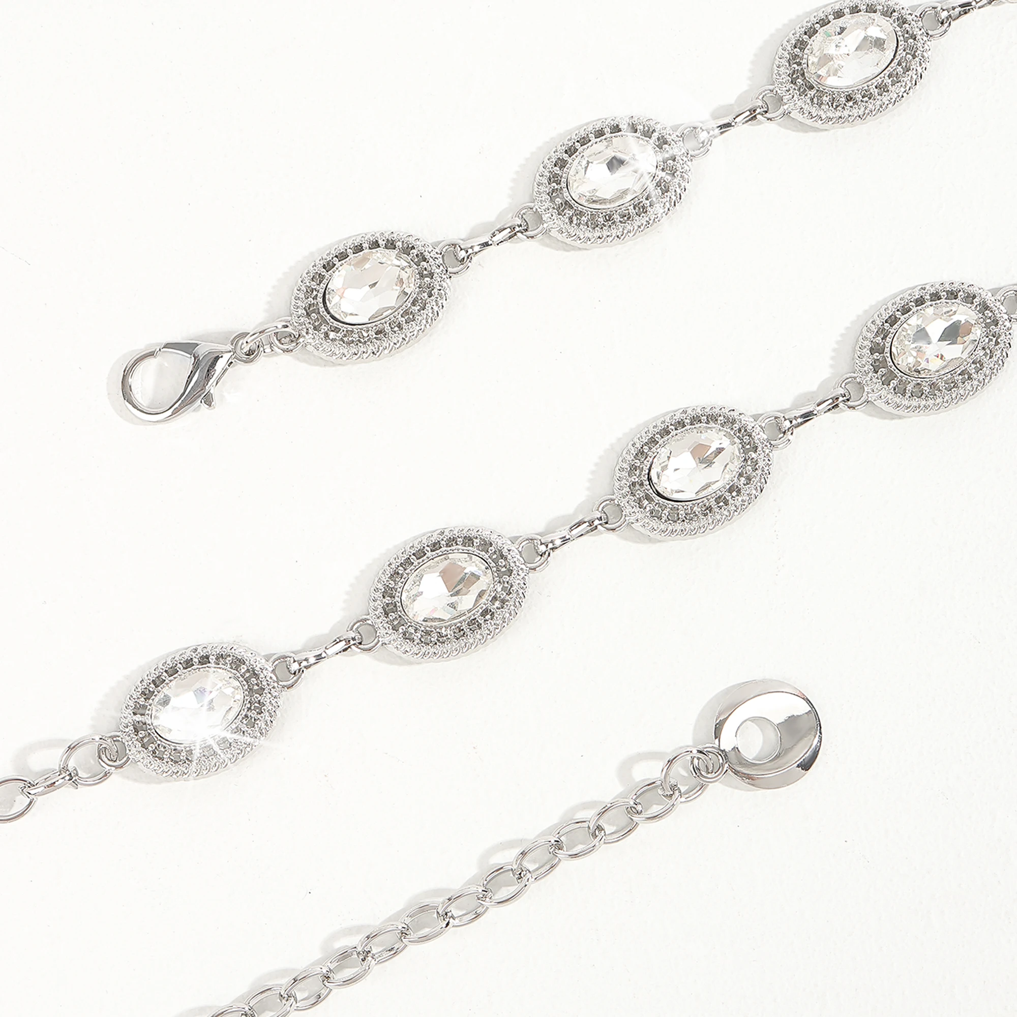 The new diamond-encrusted premium chain metal accessory goes stylish with dress pants waist chain