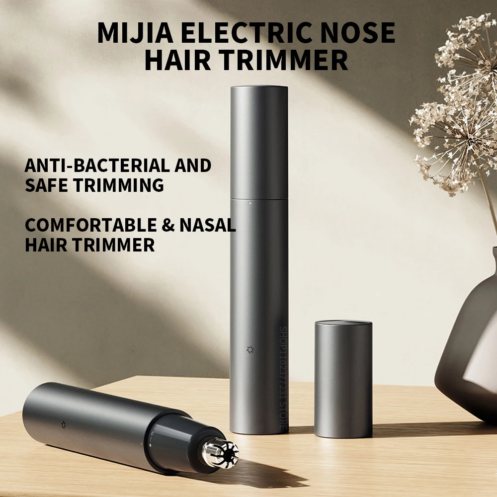 Original NEW MIJIA Electric Nose Hair Trimmer Portable Nose Ears Hair Eyebrow Trimmer for Men Rechargeable Painless Clipper