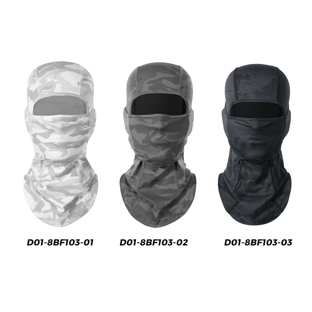 Camo Quick-drying Balaclava Sport Full Face Mask Cool Breathable Tactical Beanies Hood Cap Windproof Ski Neck Cover Helmet Liner