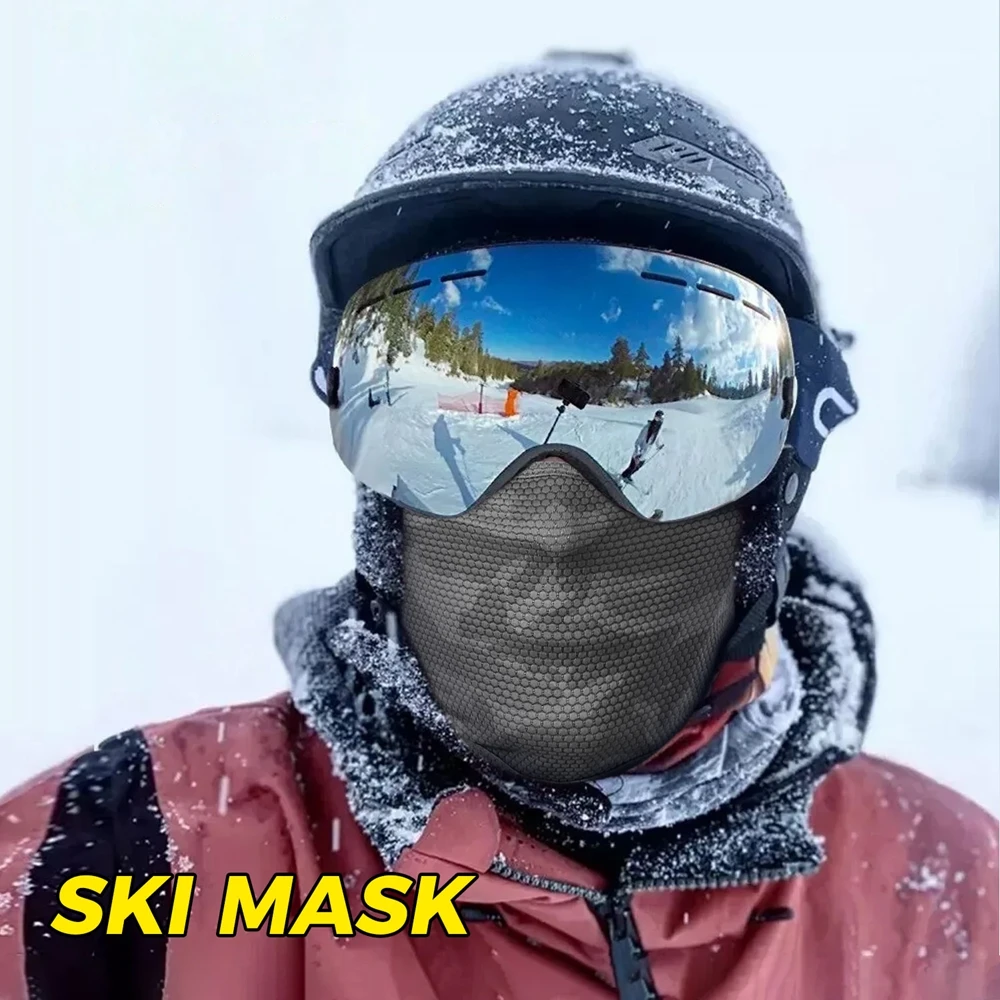 Camo Quick-drying Balaclava Sport Full Face Mask Cool Breathable Tactical Beanies Hood Cap Windproof Ski Neck Cover Helmet Liner