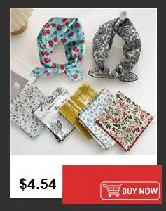 French Cotton Linen Square Hair Scarf Women Girls Spring Summer Korea Hair Band Sweet Scarf Kerchief Girl Headscarf Headdress