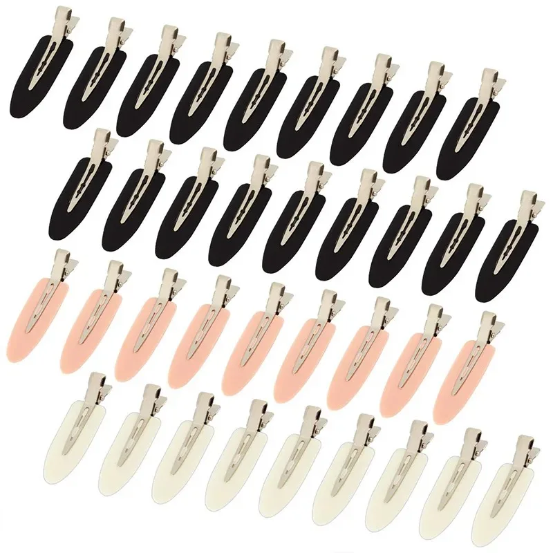 4/10pcs/set No Crease Basic Hair Clips For Women Girls Hair Styling Makeup No Bend Hairpins Barrettes Fashion Hair Accessories
