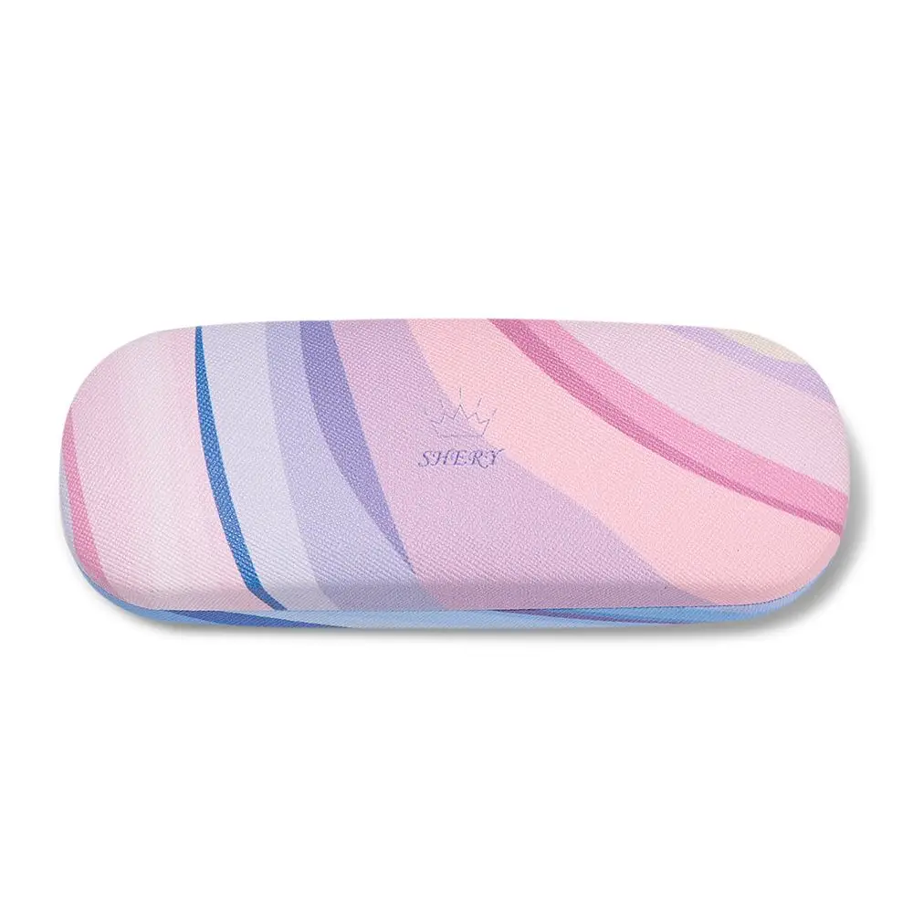 Fashionable Portable Glasses Case Small Fresh Leather Compression Storage Box Portable Mini Travel Holder Glasses Storage Case