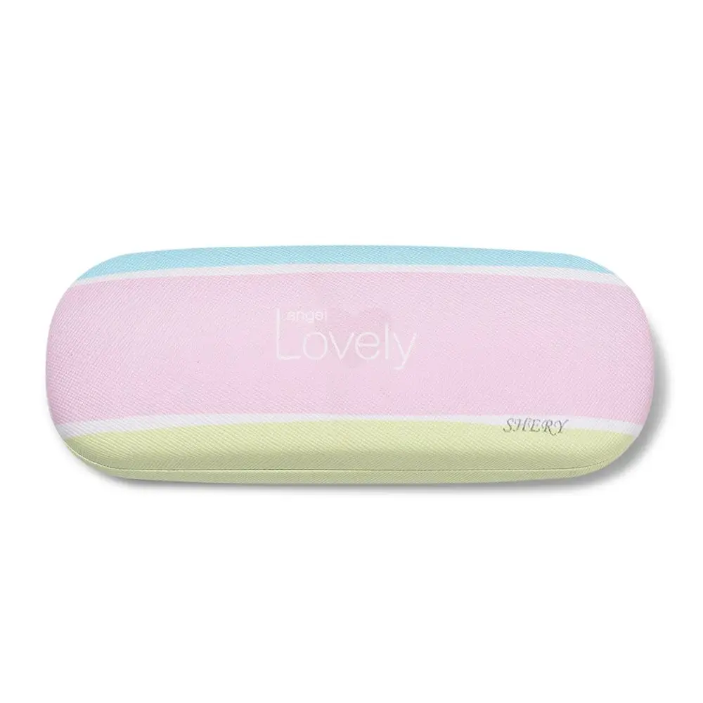 Fashionable Portable Glasses Case Small Fresh Leather Compression Storage Box Portable Mini Travel Holder Glasses Storage Case