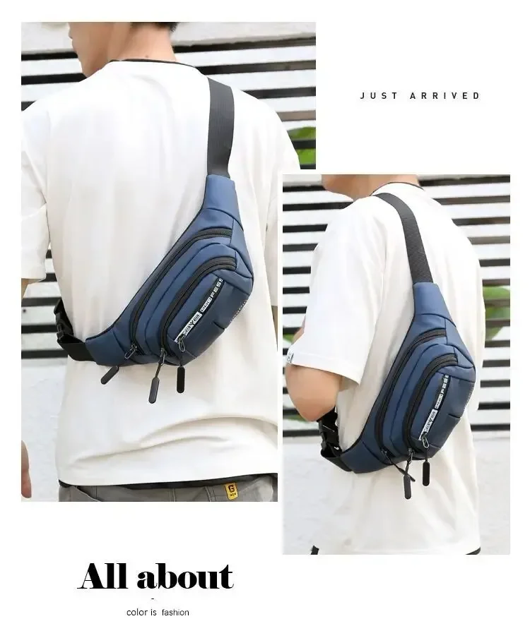 Waterproof Mobile Waist Bag for Men Women Multifunctional Large Capacity Fanny Pack Anti Splash Wear-resistant Construction Site