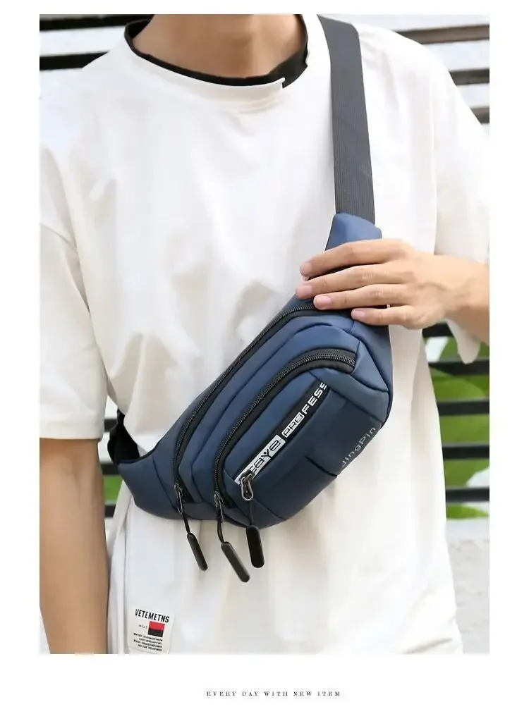 Waterproof Mobile Waist Bag for Men Women Multifunctional Large Capacity Fanny Pack Anti Splash Wear-resistant Construction Site