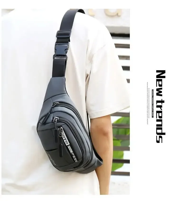 Waterproof Mobile Waist Bag for Men Women Multifunctional Large Capacity Fanny Pack Anti Splash Wear-resistant Construction Site