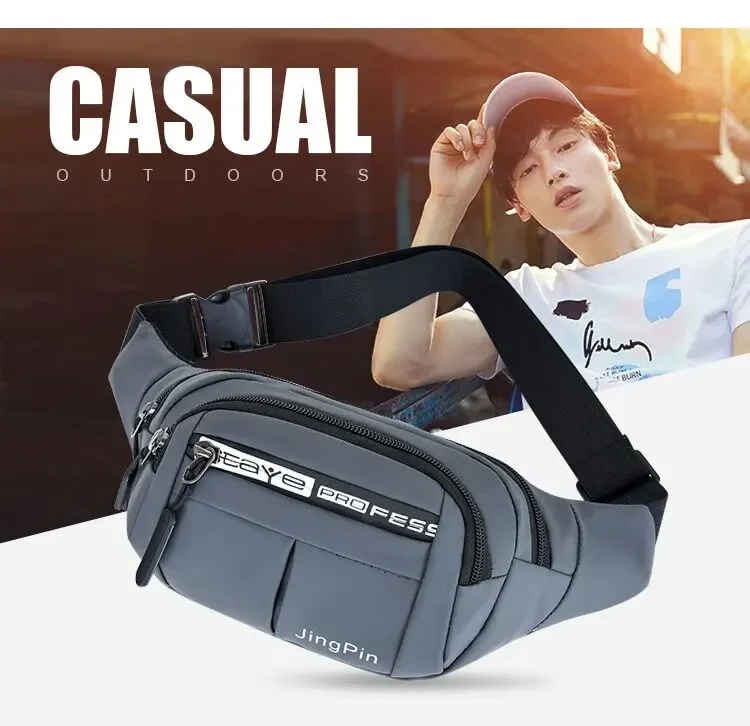 Waterproof Mobile Waist Bag for Men Women Multifunctional Large Capacity Fanny Pack Anti Splash Wear-resistant Construction Site