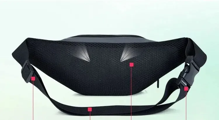Waterproof Mobile Waist Bag for Men Women Multifunctional Large Capacity Fanny Pack Anti Splash Wear-resistant Construction Site