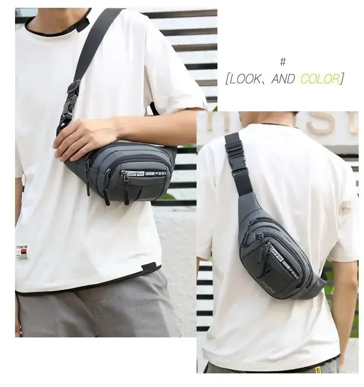 Waterproof Mobile Waist Bag for Men Women Multifunctional Large Capacity Fanny Pack Anti Splash Wear-resistant Construction Site