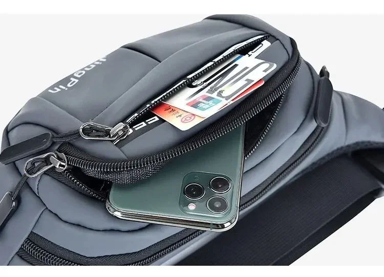 Waterproof Mobile Waist Bag for Men Women Multifunctional Large Capacity Fanny Pack Anti Splash Wear-resistant Construction Site