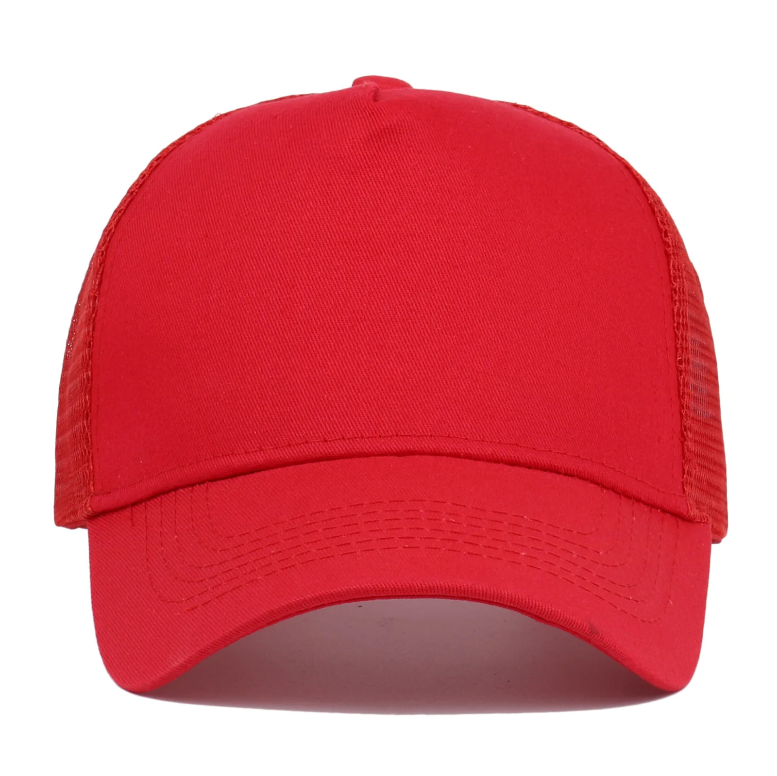 Custom Logo 5 Panel Baseball Cap For Women Men Cotton Embroidery Print Text Trucker Dad Hat Summer Outdoor Casual Mesh Hats