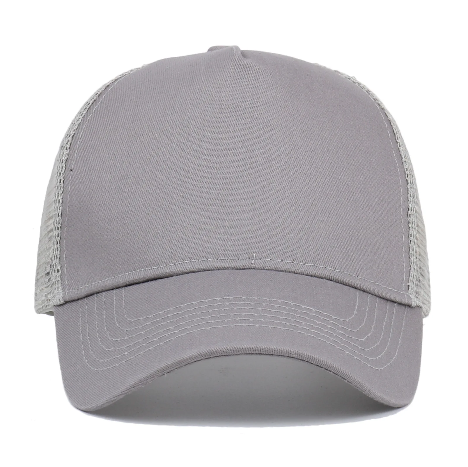 Custom Logo 5 Panel Baseball Cap For Women Men Cotton Embroidery Print Text Trucker Dad Hat Summer Outdoor Casual Mesh Hats