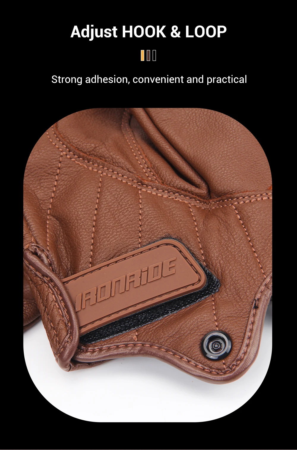 Motorcycle Leather Gloves Retro Motorcyclist Gloves Men Women Vintage Moto Motocross Gloves Motorcycle Accessories