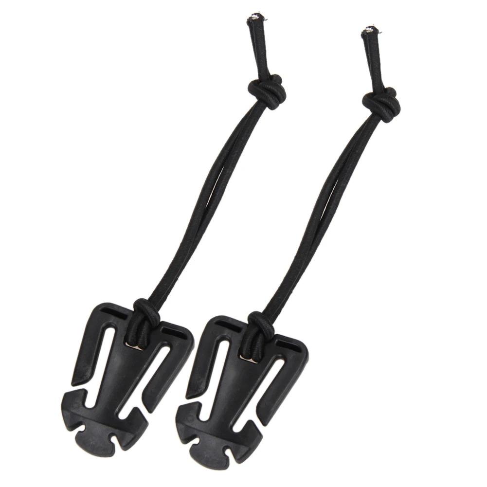 2Pcs Backpack Buckle Clamp Carabiner Survival Gear Tools Carabiner Clips Outdoor Nylon Camping Bag Hanger Hook Wild Hike