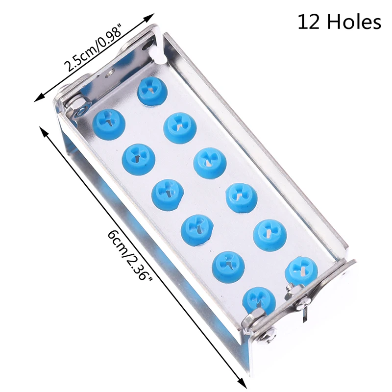 8/12/30 Holes Dental Bur Holder Autoclave Sterilizer Case Endo File Disinfection Box Organizer
