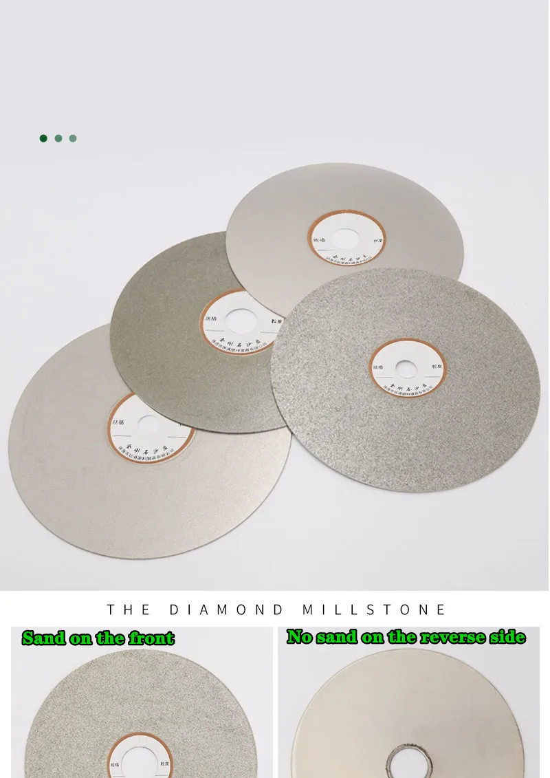 1Pcs 6" 150mm Diamond Coated Flat Lap Disc Jewelry Polish Grinding Whee Grinding Disc Grinding Sheet Sand Tray