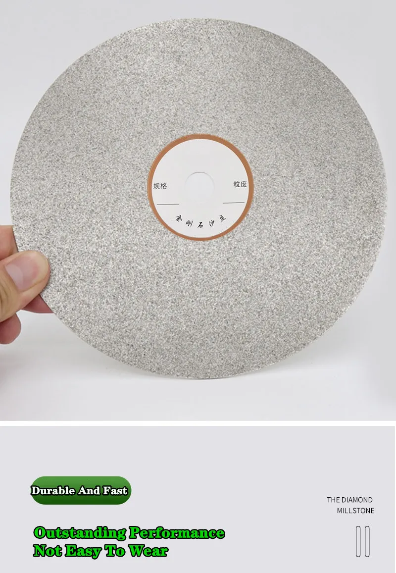 1Pcs 6" 150mm Diamond Coated Flat Lap Disc Jewelry Polish Grinding Whee Grinding Disc Grinding Sheet Sand Tray