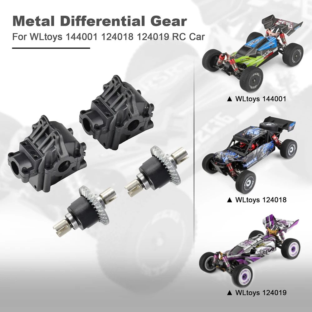 Original Wltoys 144010 1/14 RC Car Spare Parts ESC Swing Arm C Seat Differential Wavebox Tire Gear Shock Absorbers Kit Parts