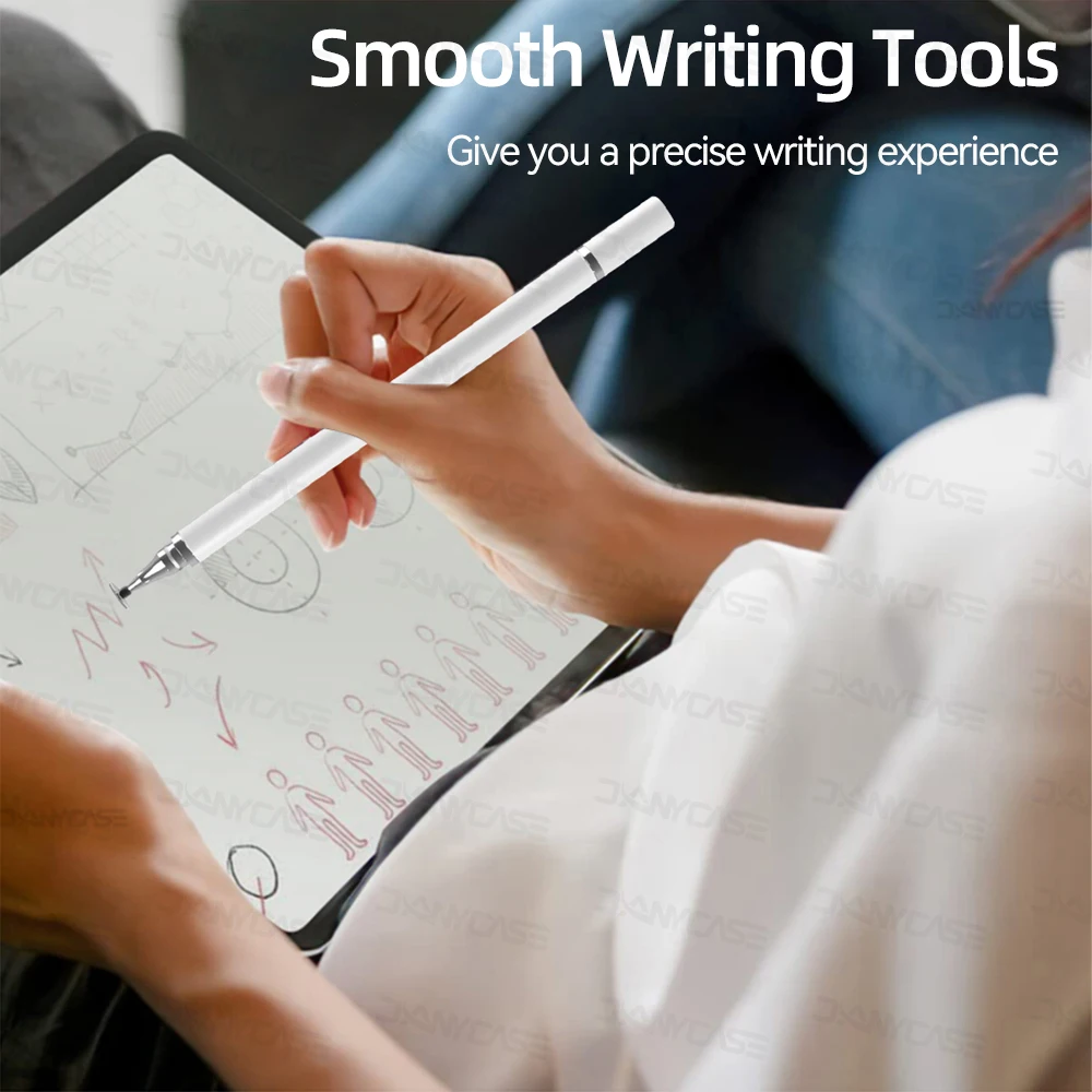 2 in 1 Universal Stylus Pen For Tablet Mobile Android ios Phone iPad Accessories Drawing Tablet Capacitive Screen Touch Pen