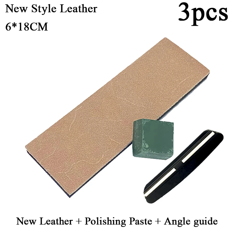 New Thickened Non-slip Base Diamond Stone Kitchen Knife Sharpening System Tool 15 Degree Sharpener Whetstone Leather Polishing