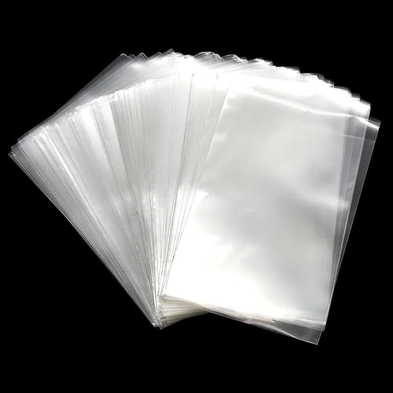 100Pcs Transparent Plastic Bags Candy Lollipop Cookie Packaging Clear Opp Cellophane Bag Christmas Gift Wedding Birthday Party