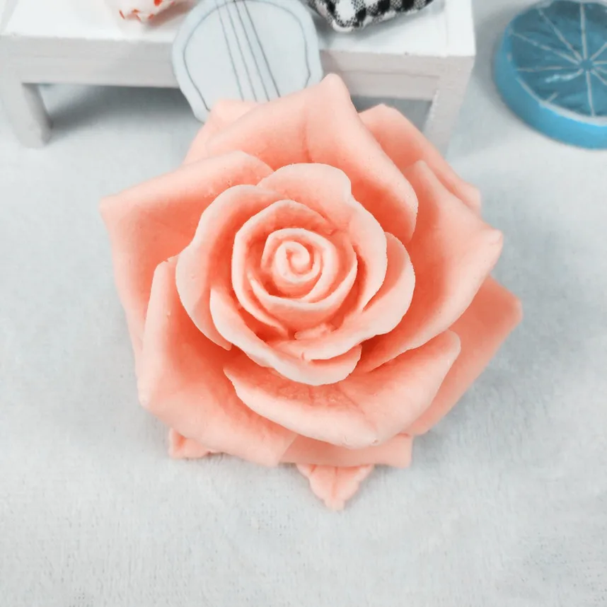 GreatMold 3D Pretty Flower Rose Silicone Mold Bouquet of Roses Soap Molds Epoxy Resin Mold Clay Chocolate Scented Candle Mould