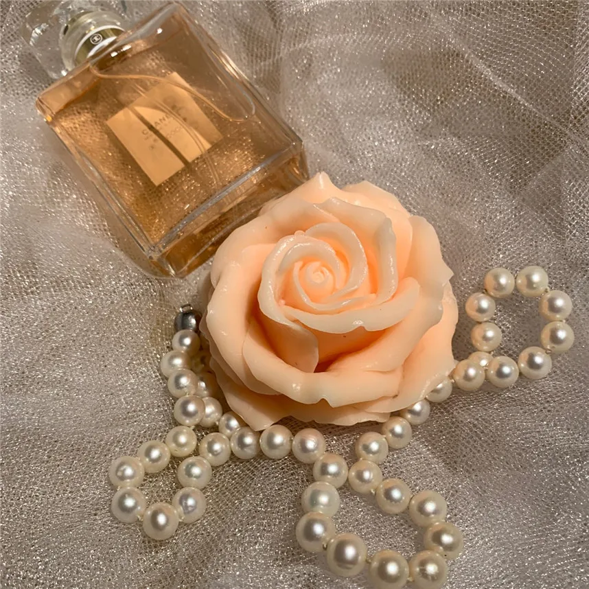 GreatMold 3D Pretty Flower Rose Silicone Mold Bouquet of Roses Soap Molds Epoxy Resin Mold Clay Chocolate Scented Candle Mould